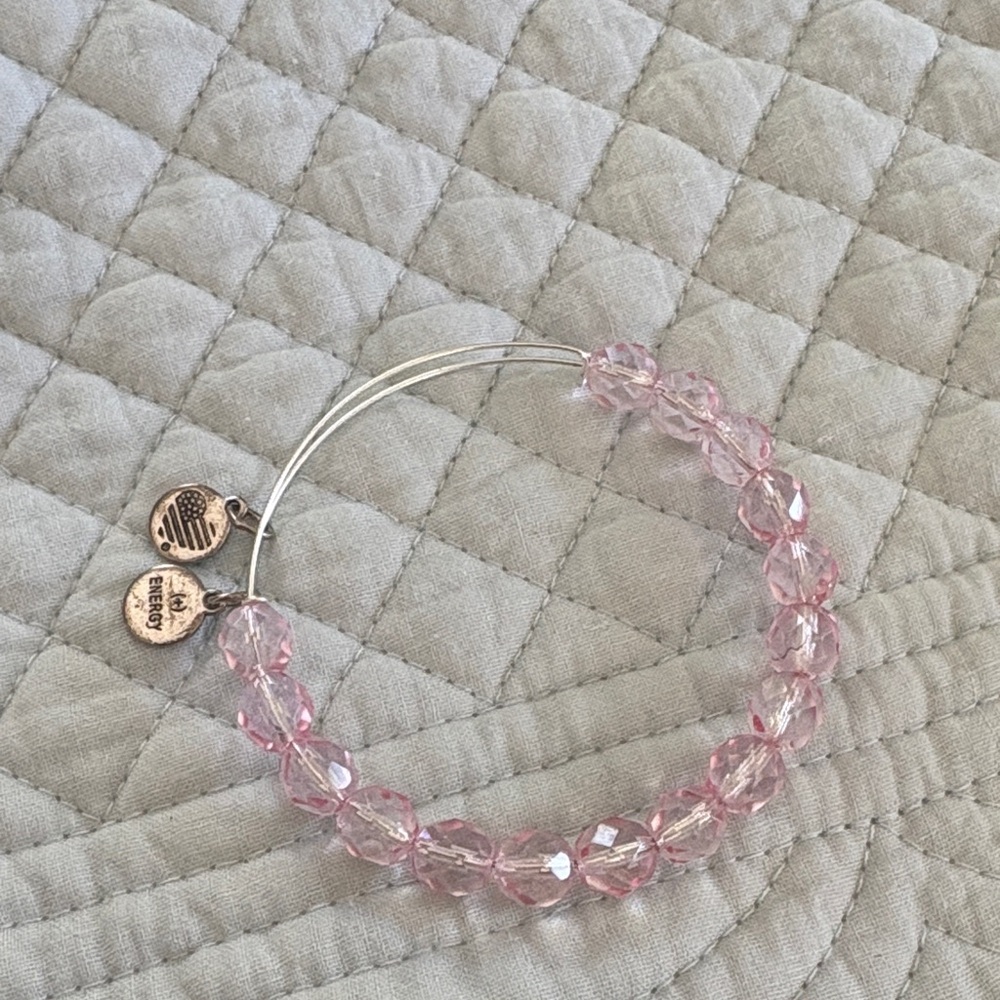 Alex and Ani Pink Crystal Bracelet